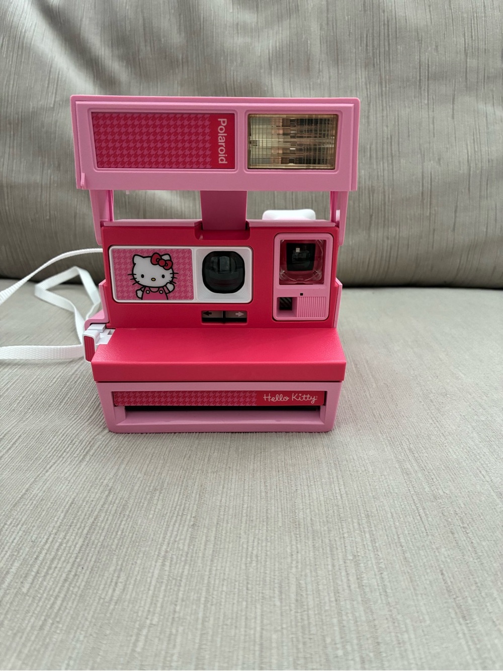 Polaroid Hello Kitty Instant Camera - bright pink and light pink